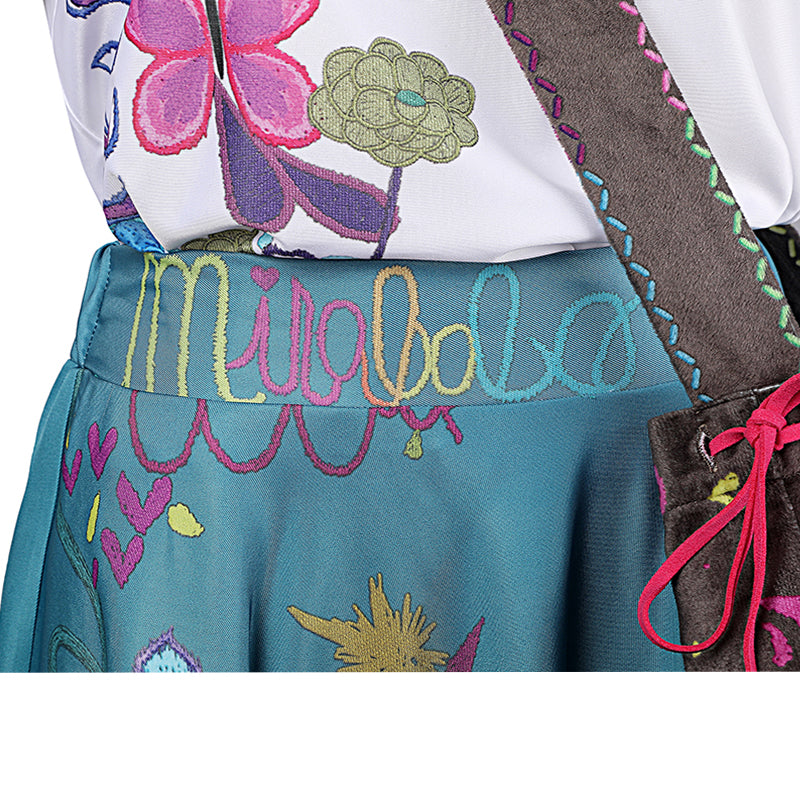 Encanto Cosplay Mirabel Madrigal Costume Fairy Tale Princess Magical Dress For Girls Women - Image 16