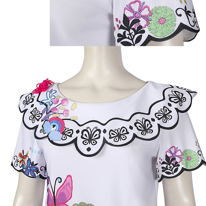 Encanto Cosplay Mirabel Madrigal Costume Fairy Tale Princess Magical Dress For Girls Women - Image 8