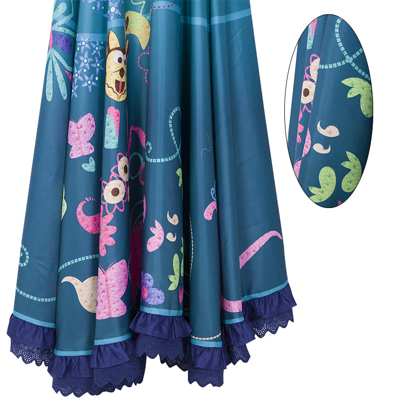 Encanto Dress Fairy Princess Dress Encanto Mirabel Costume Girls Cosplay - Image 14