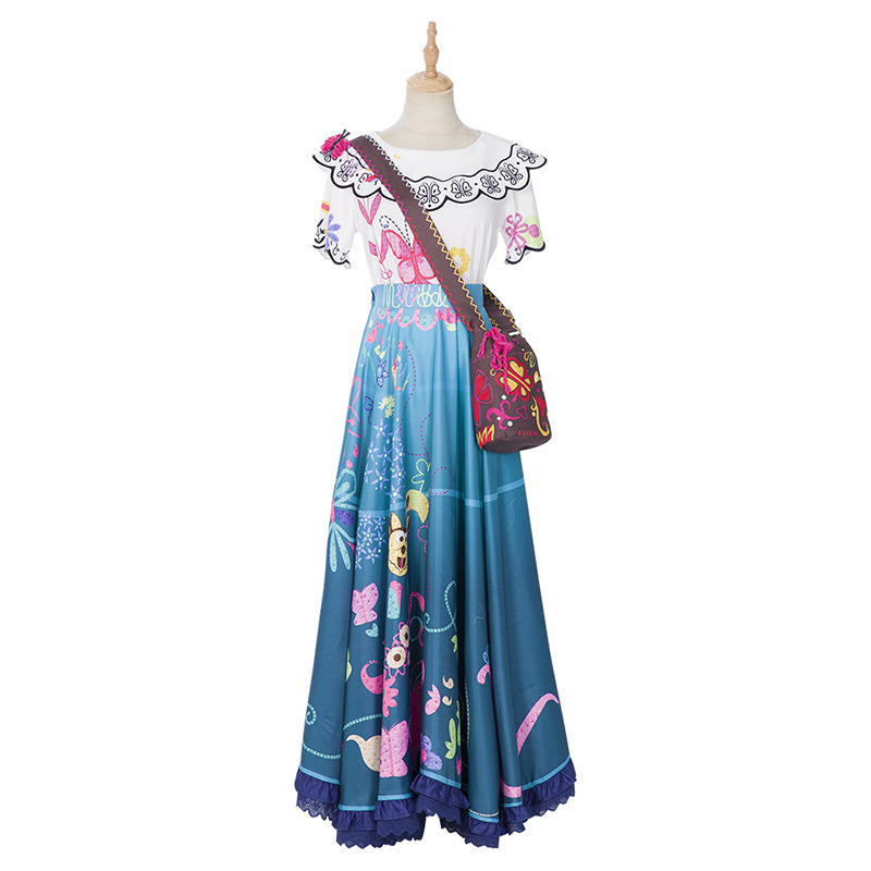 Encanto Dress Fairy Princess Dress Encanto Mirabel Costume Girls Cosplay - Image 2