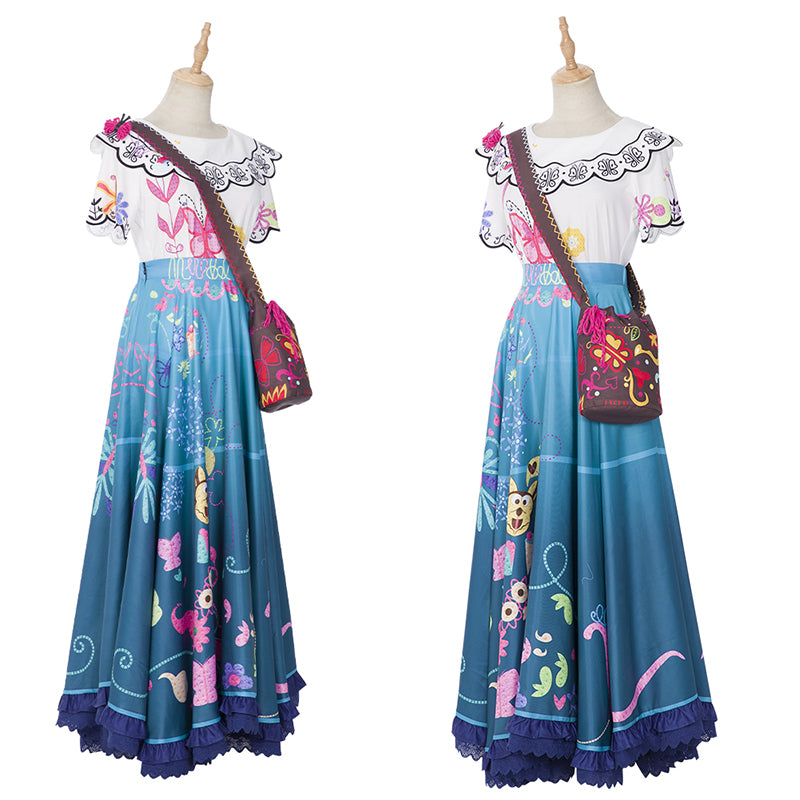 Encanto Dress Fairy Princess Dress Encanto Mirabel Costume Girls Cosplay - Image 3