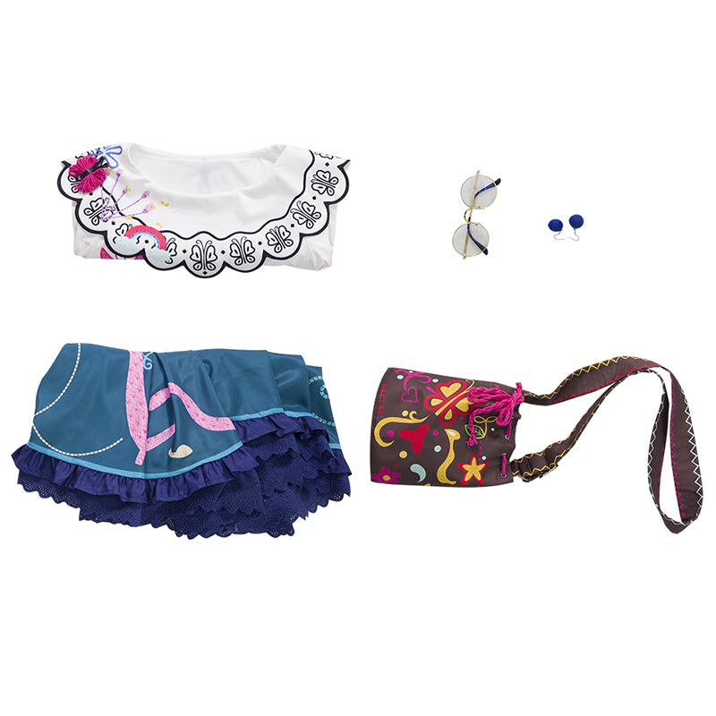 Encanto Dress Fairy Princess Dress Encanto Mirabel Costume Girls Cosplay - Image 5