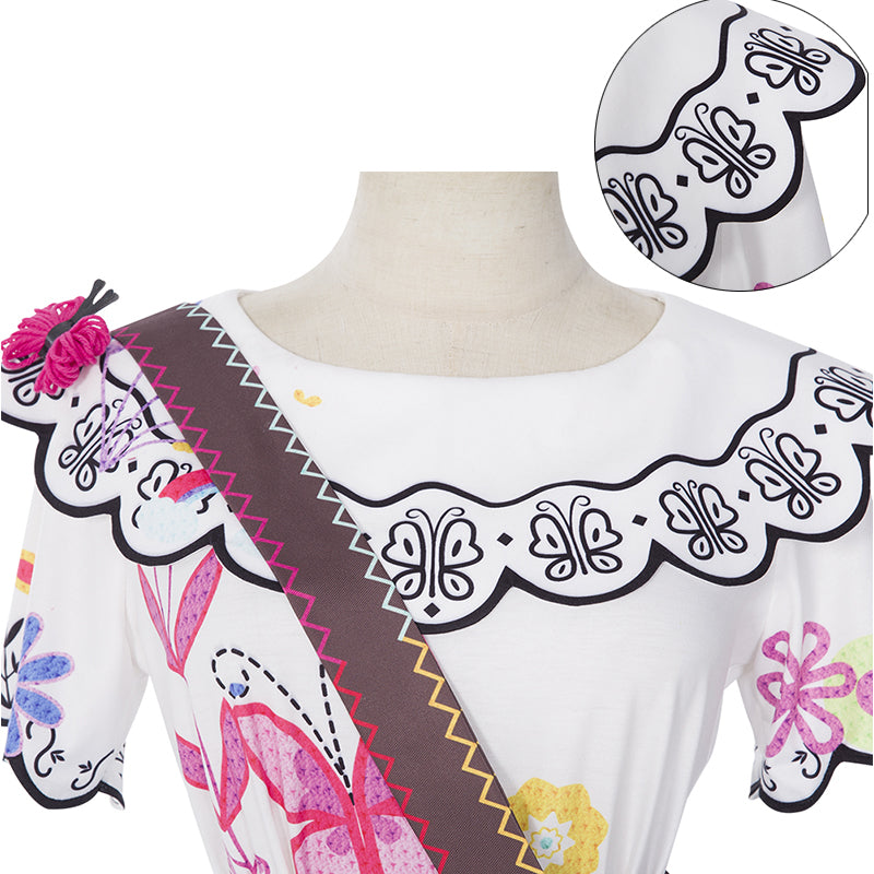 Encanto Dress Fairy Princess Dress Encanto Mirabel Costume Girls Cosplay - Image 6