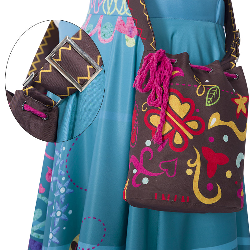 Encanto Dress Fairy Princess Dress Encanto Mirabel Costume Girls Cosplay - Image 9