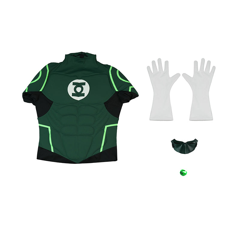 Green Lantern Hal Jordan Justice League Lantern Green Cosplay Costume - Image 24