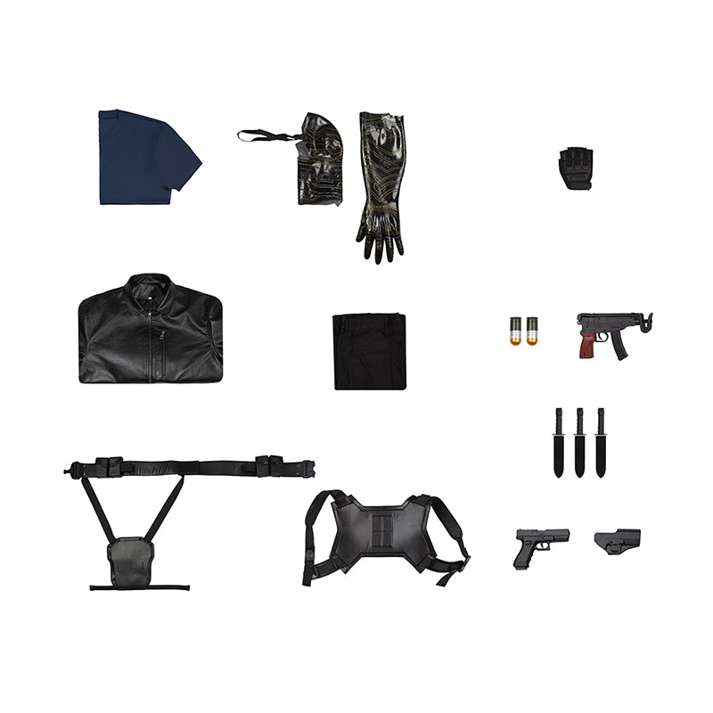 2025 Movie Thunderbolts Winter Soldier Cosplay Costume Halloween Outfit - Image 10
