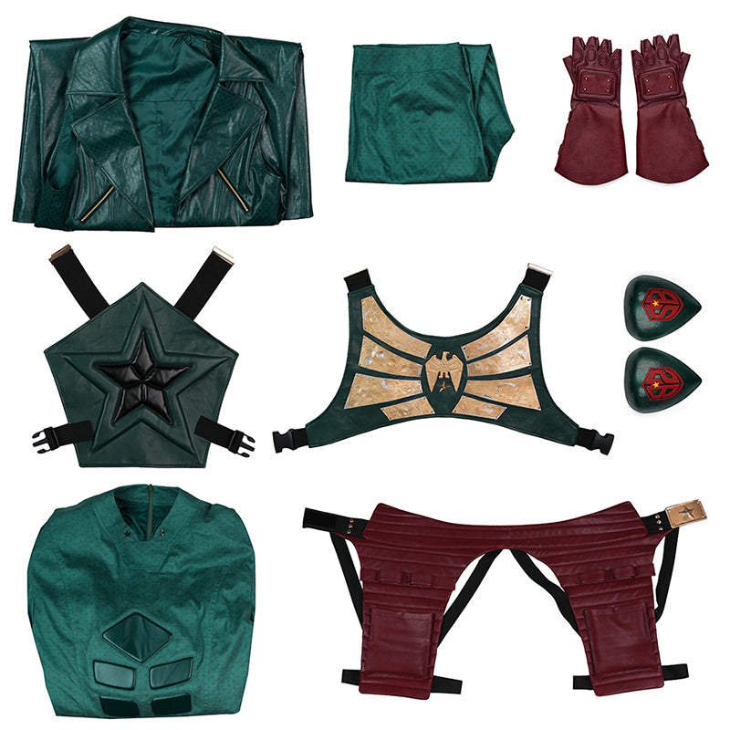 Vought Rising Soldier Boy Cosplay Costume Hardcore Halloween Green Suit - Image 9
