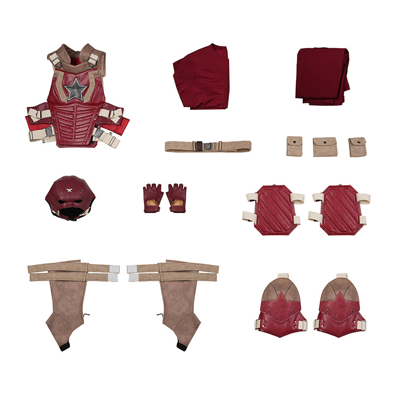 Thunderbolts Red Guardian Cosplay Costume Halloween Outfit Version 2 - Image 10