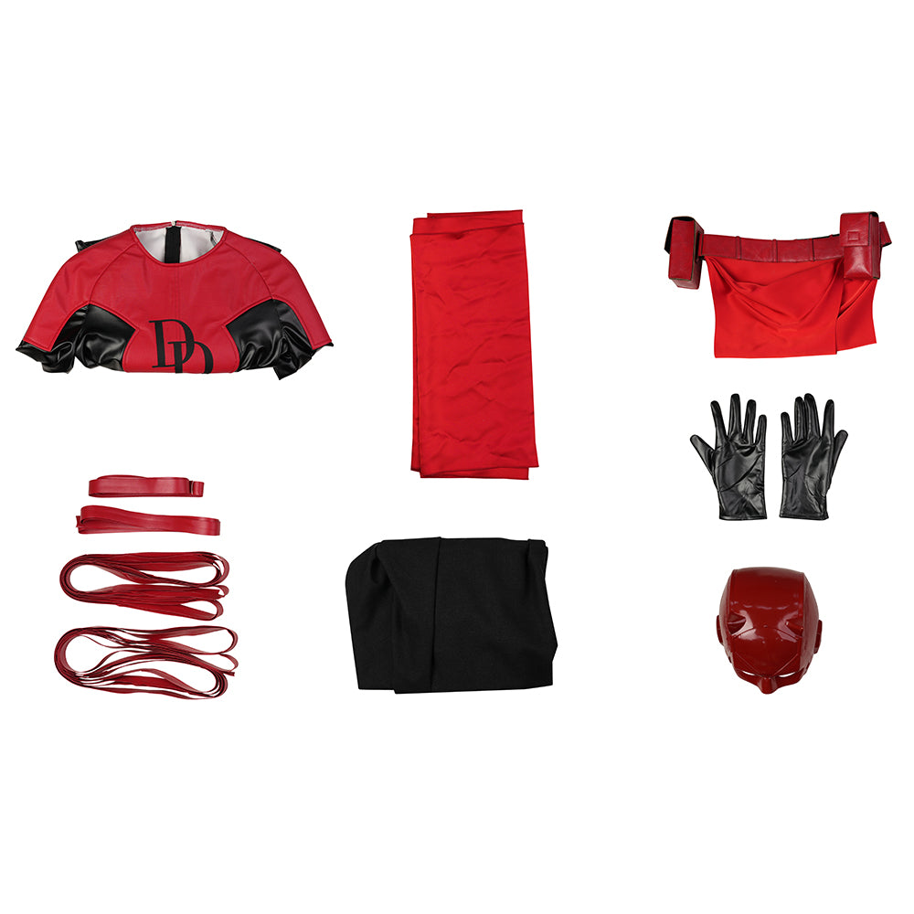 Elektra Daredevil Cosplay Costume Marvel Comics Halloween Outfits Female - Image 19