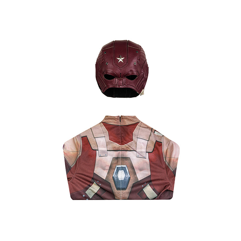 Thunderbolts Red Guardian Cosplay Costume Halloween Jumpsuit Outfit - Image 6