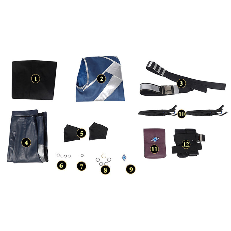 Valorant Fade Cosplay Costume Game Valorant Battle Outfit Halloween Party Suit - Image 10