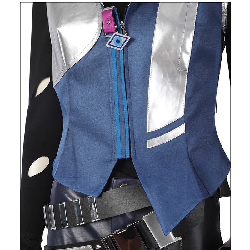 Valorant Fade Cosplay Costume Game Valorant Battle Outfit Halloween Party Suit - Image 13
