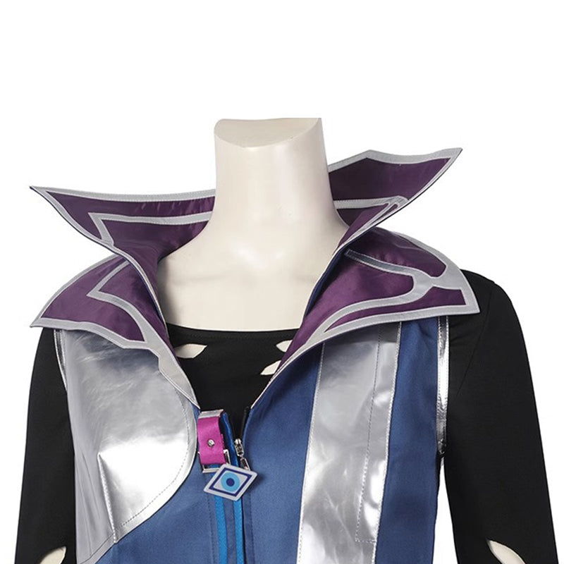 Valorant Fade Cosplay Costume Game Valorant Battle Outfit Halloween Party Suit - Image 15