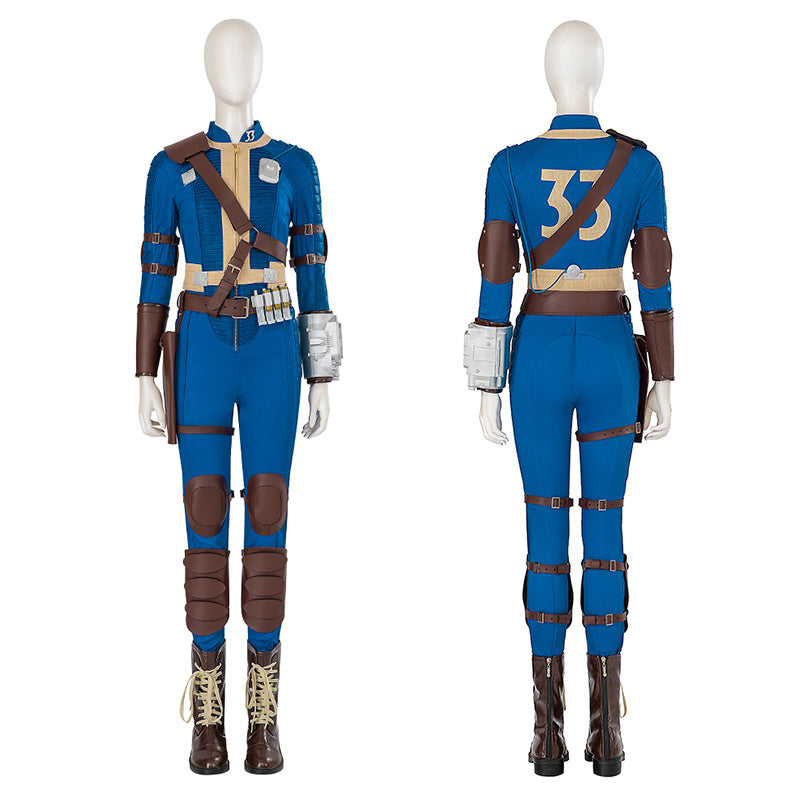 Fallout Lucy Cosplay Vault 33 Suit Fallout Vault Dweller Costume Halloween Party Suit - Image 3