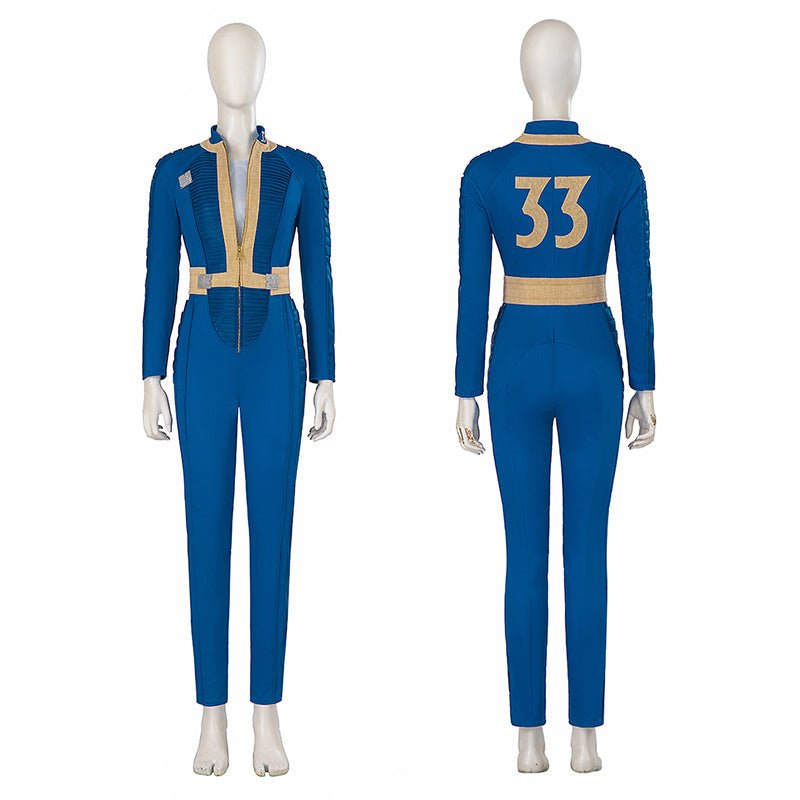 Fallout Lucy Cosplay Vault 33 Suit Fallout Vault Dweller Costume Halloween Party Suit - Image 5