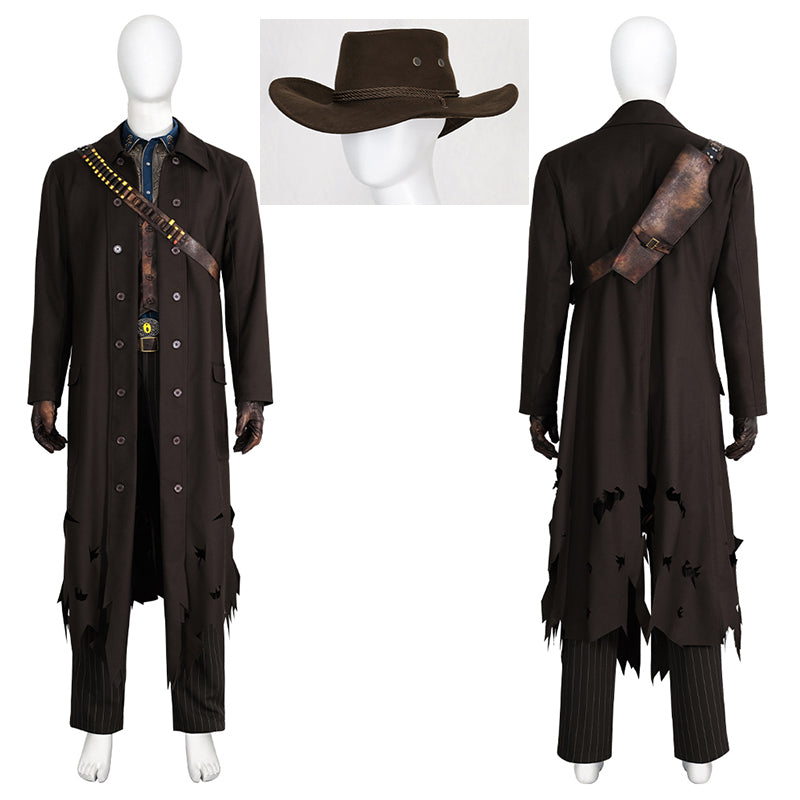 Fallout Ghoul Cosplay Fallout Season 1 Ghoul Cooper Howard Costume Halloween Outfit - Image 4
