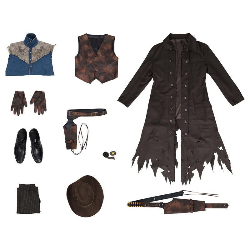 Fallout Ghoul Cosplay Fallout Season 1 Ghoul Cooper Howard Costume Halloween Outfit - Image 12