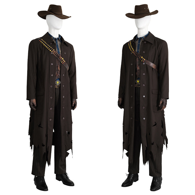 Fallout Ghoul Cosplay Fallout Season 1 Ghoul Cooper Howard Costume Halloween Outfit - Image 7