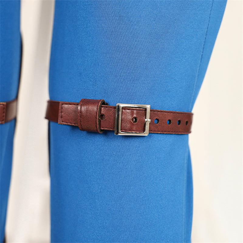 Female Fallout Lucy Cosplay Costume Vault 33 Jumpsuit Vault Dweller Blue Uniform - Image 24