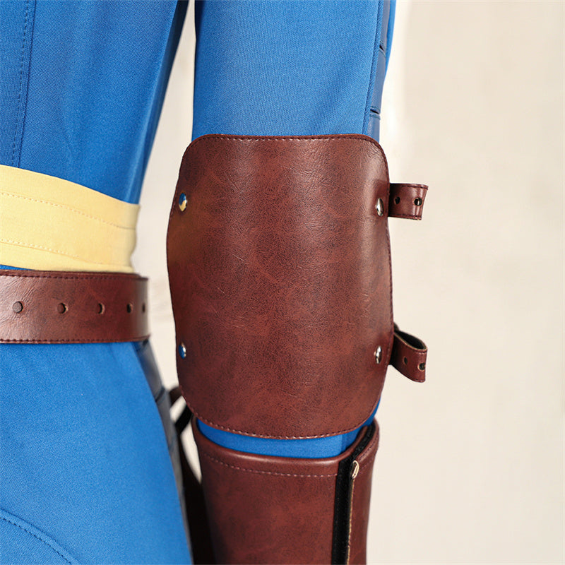 Female Fallout Lucy Cosplay Costume Vault 33 Jumpsuit Vault Dweller Blue Uniform - Image 17