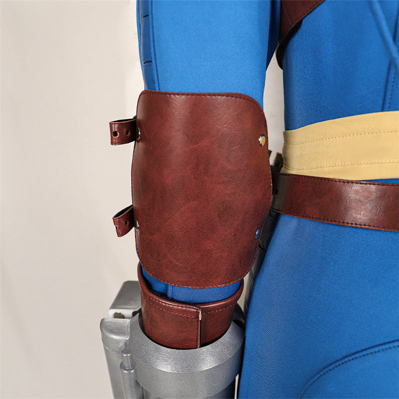 Female Fallout Lucy Cosplay Costume Vault 33 Jumpsuit Vault Dweller Blue Uniform - Image 16