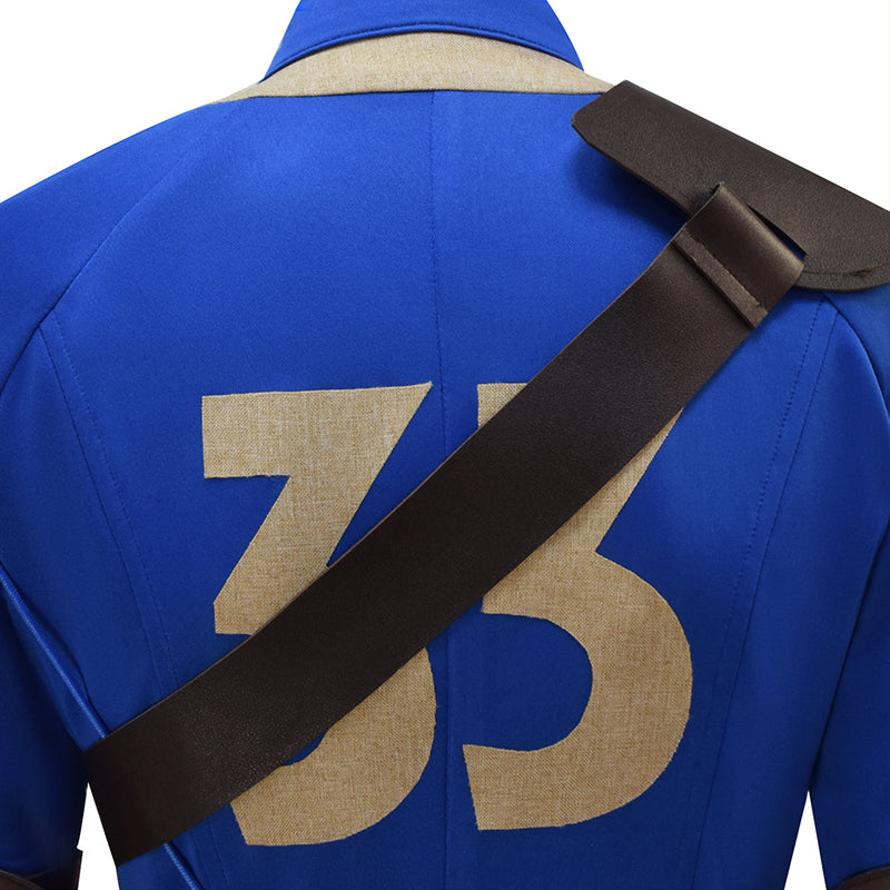 Kids Fallout Suit Vault 33 Suit Fallout Lucy Cosplay Costume Halloween Outfit - Image 10