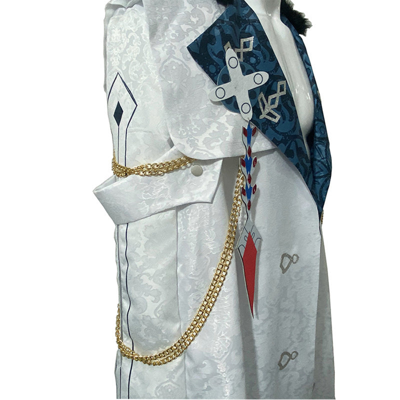 Genshin Impact Fatui Harbingers Cosplay Costumes Anime Japanese Suit Cloak Tartaglia Scarf - Image 8