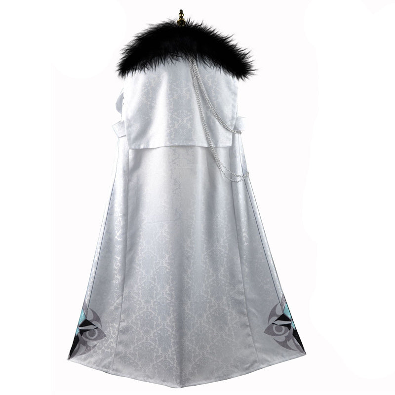 Genshin Impact Fatui Harbingers Cosplay Costumes Anime Japanese Suit Cloak Tartaglia Scarf - Image 12