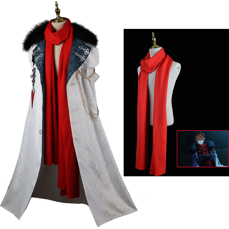 Genshin Impact Fatui Harbingers Cosplay Costumes Anime Japanese Suit Cloak Tartaglia Scarf - Image 6