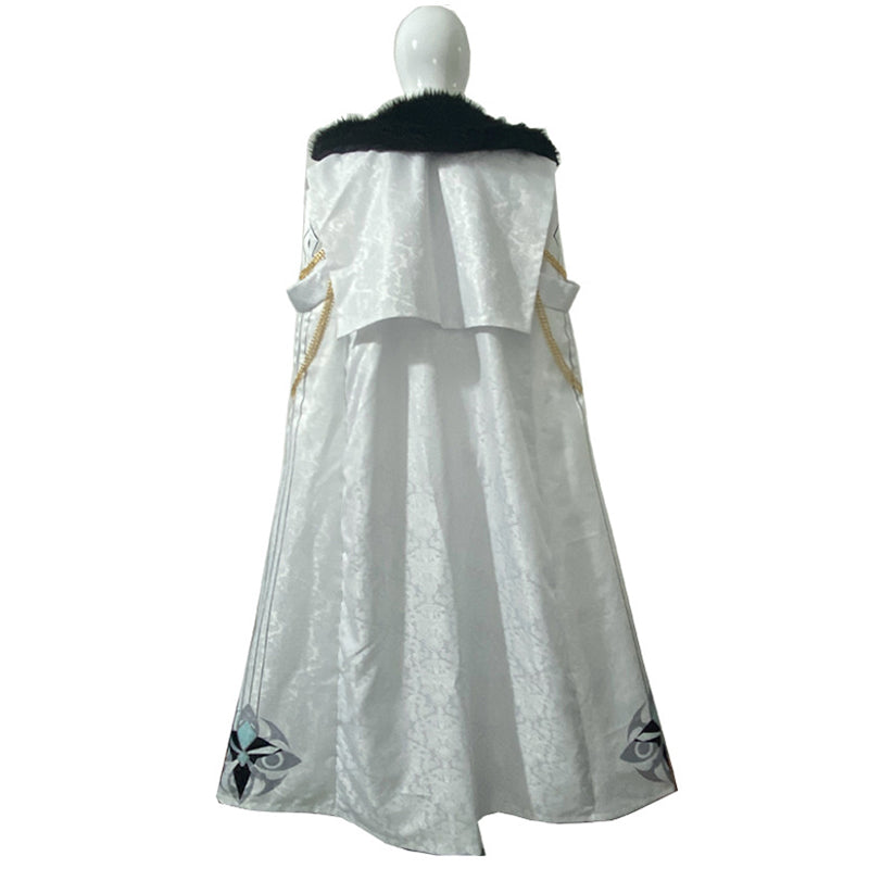 Genshin Impact Fatui Harbingers Cosplay Costumes Anime Japanese Suit Cloak Tartaglia Scarf - Image 5