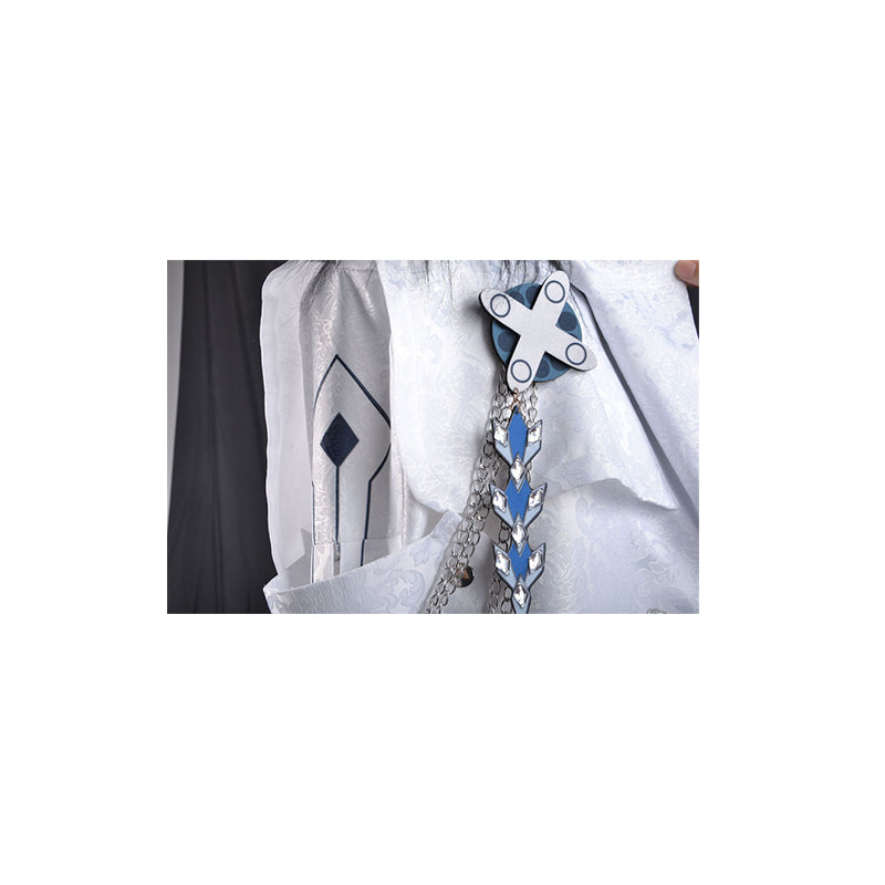 Genshin Impact Fatui Harbingers Cosplay Costumes Anime Japanese Suit Cloak Tartaglia Scarf - Image 14