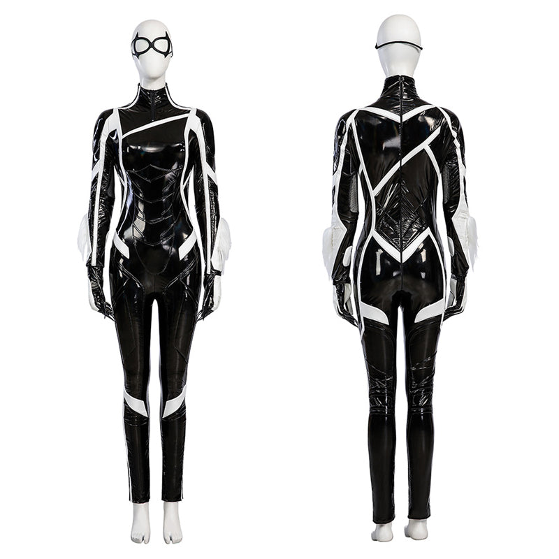 Spiderman Felicia Hardy Cosplay Costume Spider-Man 2 Black Cat Suit Halloween Outfit - Image 3