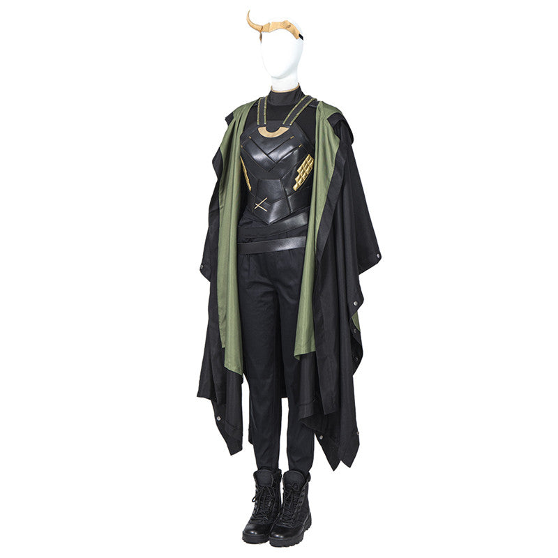 Female Loki Sylvie Costumes Lady Loki Cosplay Halloween Costumes Outfits - Image 5