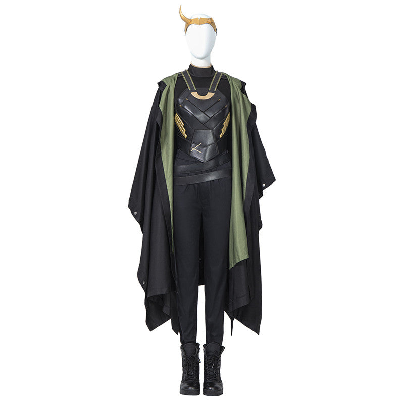 Female Loki Sylvie Costumes Lady Loki Cosplay Halloween Costumes Outfits - Image 4