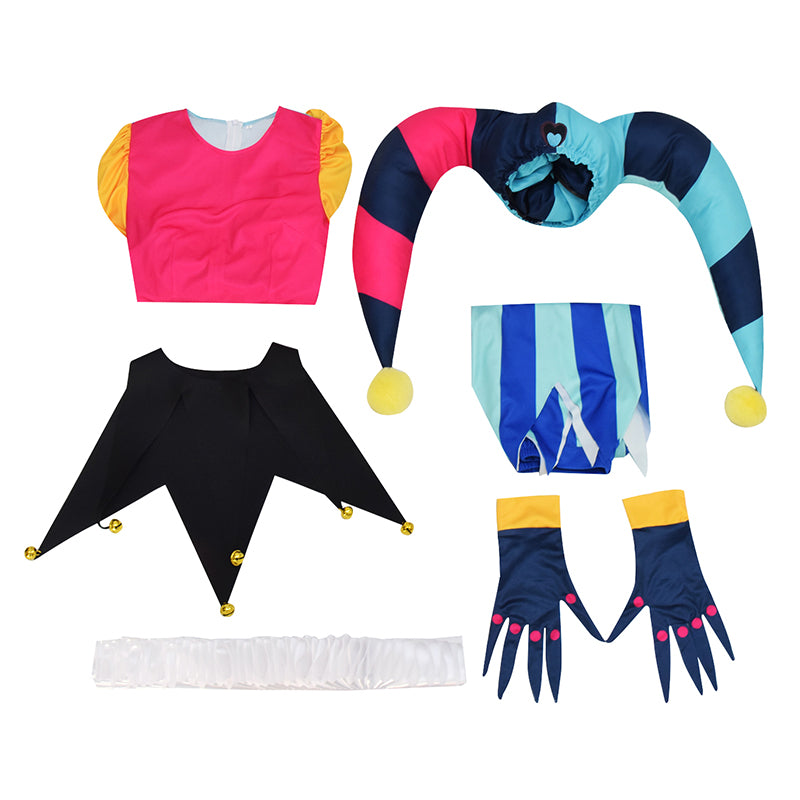 Helluva Boss Fizzarolli Cosplay Hazbin Hotel Costume Red Clown Suit with Headwear - Image 10