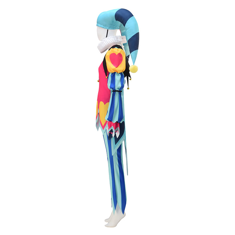 Helluva Boss Fizzarolli Cosplay Hazbin Hotel Costume Red Clown Suit with Headwear - Image 3