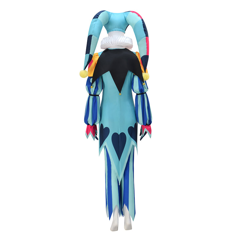 Helluva Boss Fizzarolli Cosplay Hazbin Hotel Costume Red Clown Suit with Headwear - Image 4