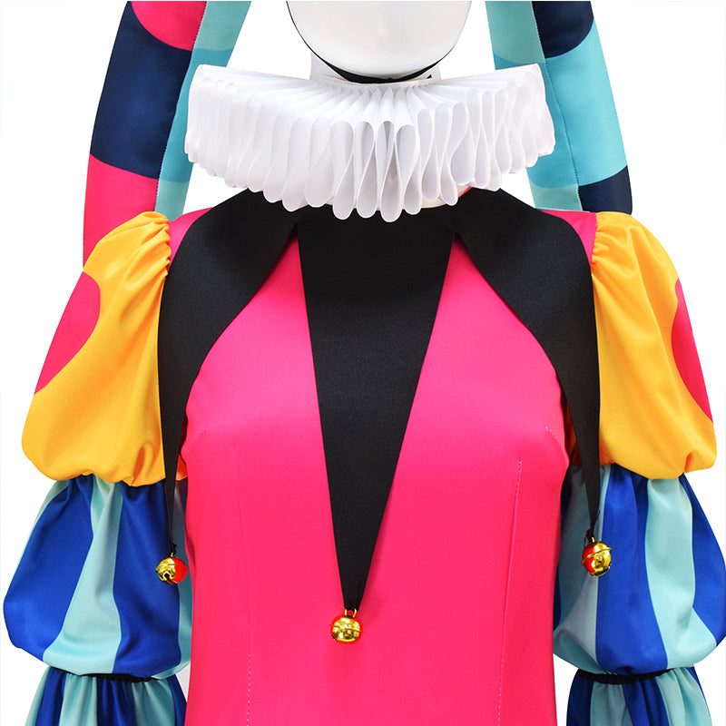 Helluva Boss Fizzarolli Cosplay Hazbin Hotel Costume Red Clown Suit with Headwear - Image 8