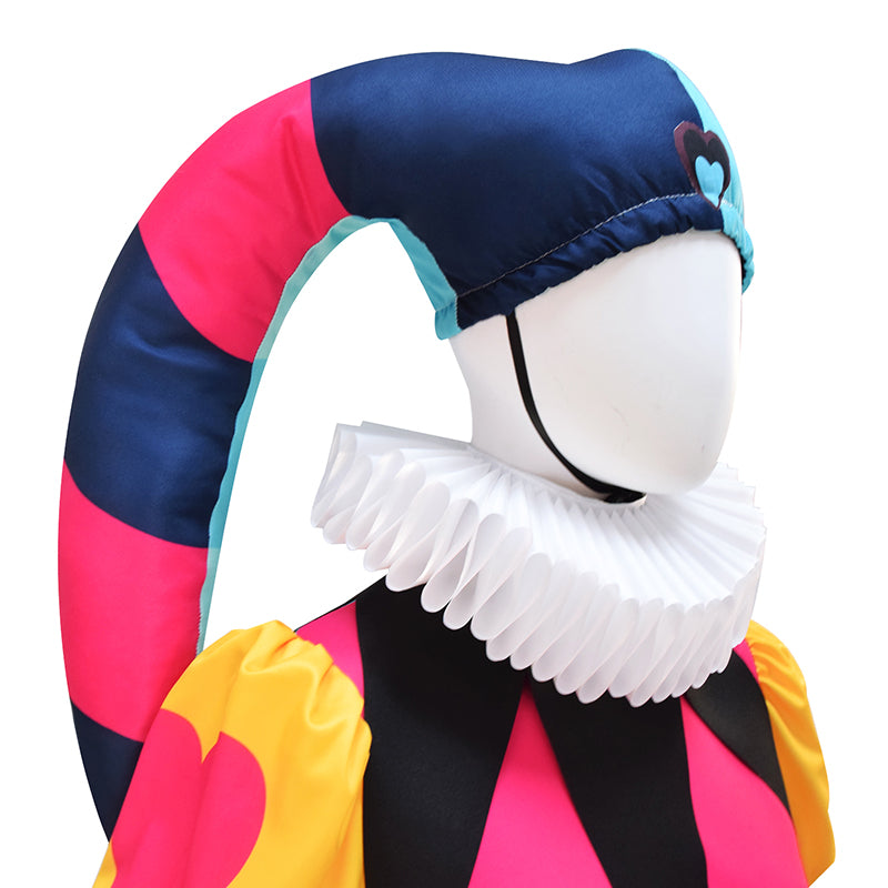 Helluva Boss Fizzarolli Cosplay Hazbin Hotel Costume Red Clown Suit with Headwear - Image 9