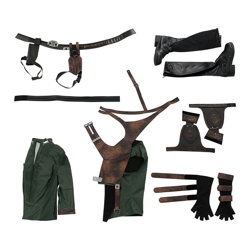 Gamora Costume Movie Guardians of The Galaxy Vol 3 Cosplay Halloween Party Suit - Image 9