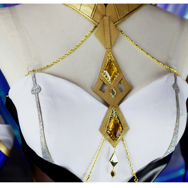 Genshin Impact Layla Cosplay Costume Anime The Mysterious Girl Dress Role Suit - Image 10