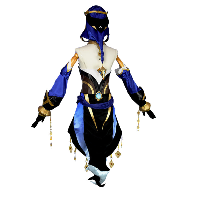 Genshin Impact Layla Cosplay Costume Anime The Mysterious Girl Dress Role Suit - Image 4