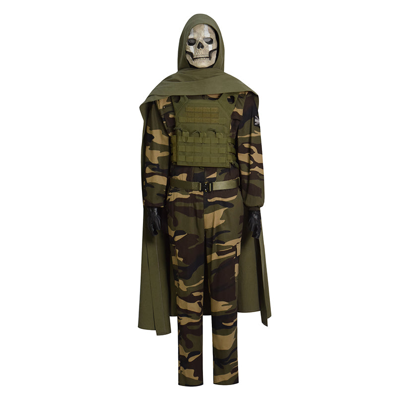 Call of Duty Ghosts Cosplay Ghosts Costume Soldier Ghost Military Camouflage Suit - Image 2
