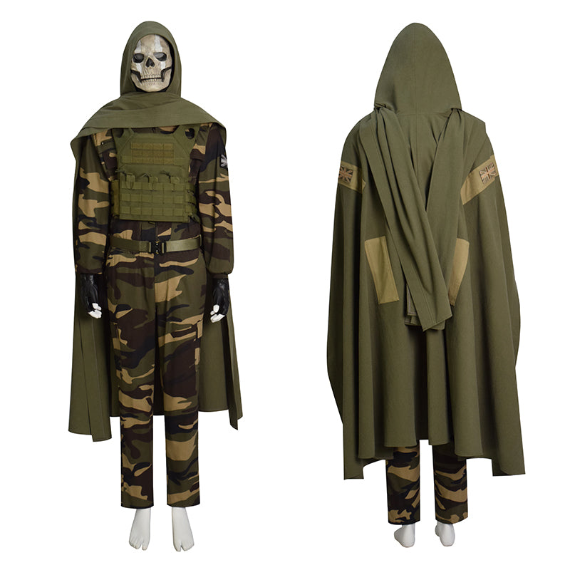 Call of Duty Ghosts Cosplay Ghosts Costume Soldier Ghost Military Camouflage Suit - Image 5