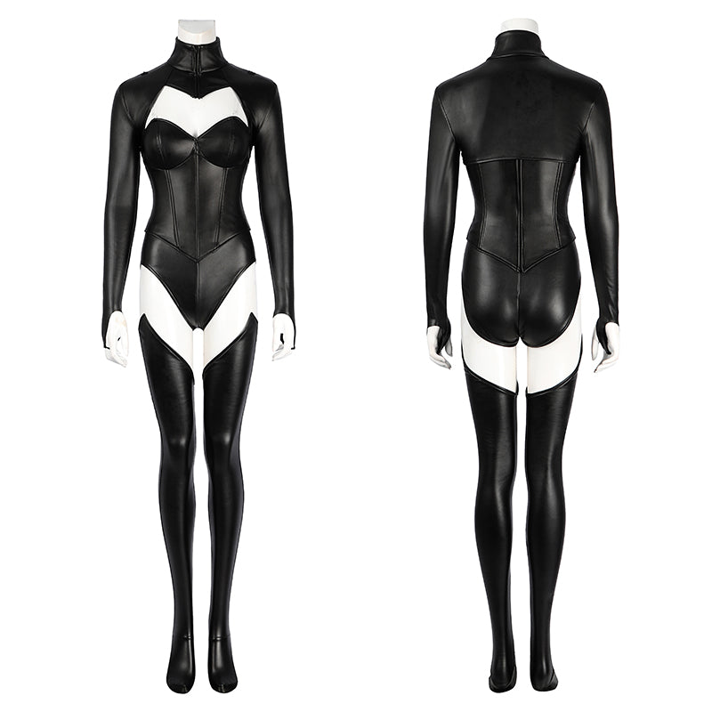 X-Men '97 Goblin Queen Cosplay Costumes Madelyne Pryor Black Bodysuit Cape Halloween Suit - Image 6