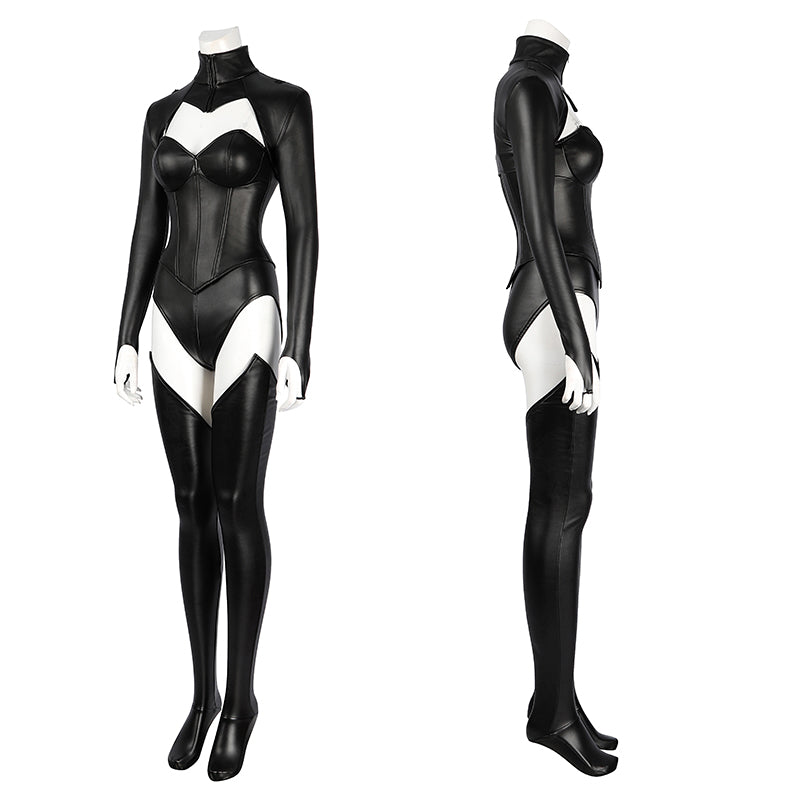 X-Men '97 Goblin Queen Cosplay Costumes Madelyne Pryor Black Bodysuit Cape Halloween Suit - Image 7