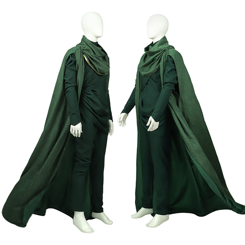 Loki God of Stories Cosplay Costume Loki Season 2 Green Suit Halloween Outfit - Image 6