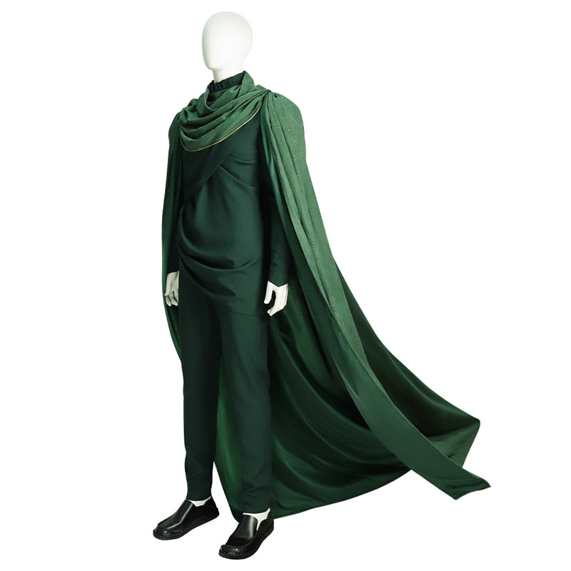 Loki God of Stories Cosplay Costume Loki Season 2 Green Suit Halloween Outfit - Image 4