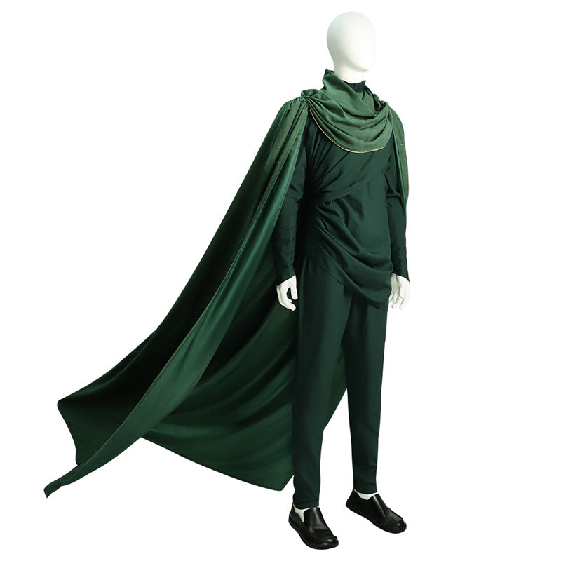 Loki God of Stories Cosplay Costume Loki Season 2 Green Suit Halloween Outfit - Image 3