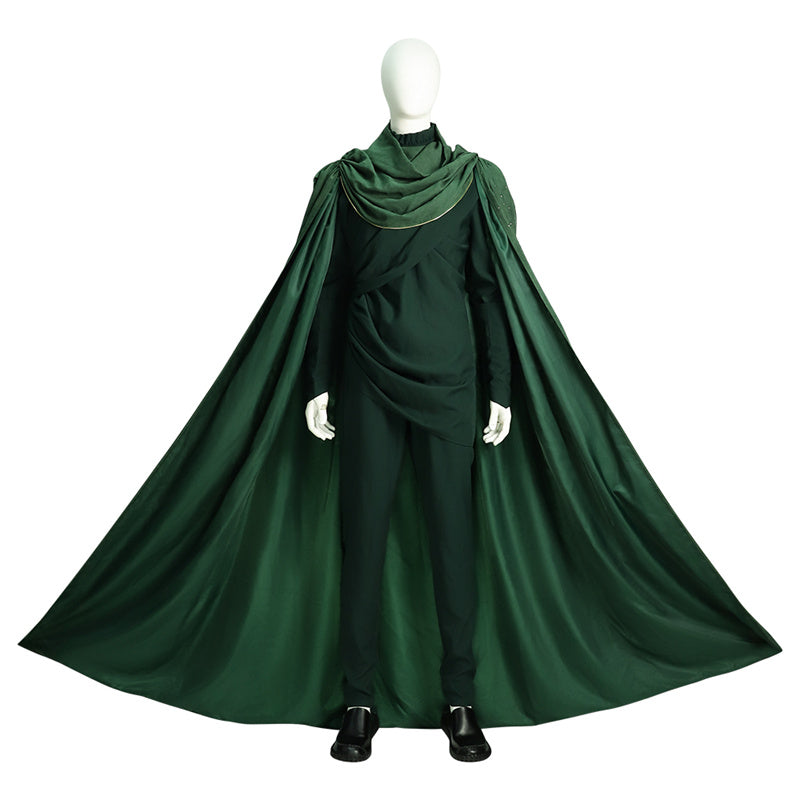 Loki God of Stories Cosplay Costume Loki Season 2 Green Suit Halloween Outfit - Image 2